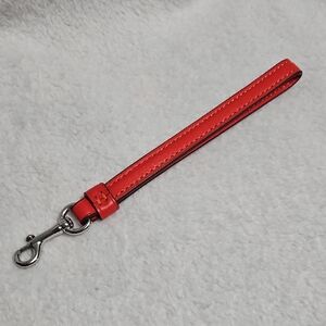 Coach Red Leather Wristlet Strap